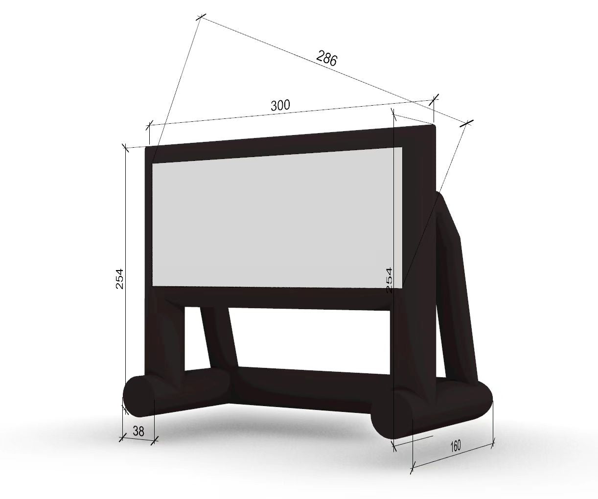 Platno na naduvavanje 3x2.54m